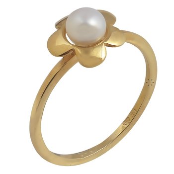 Ring 14ct Gold with Pearl