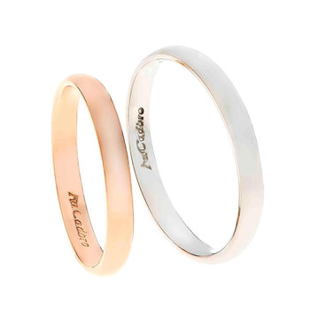 Wedding rings 14ct Rose Gold