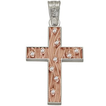 Cross 14ct White Gold And