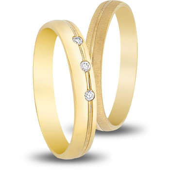 Wedding Rings in 9ct Yellow Gold