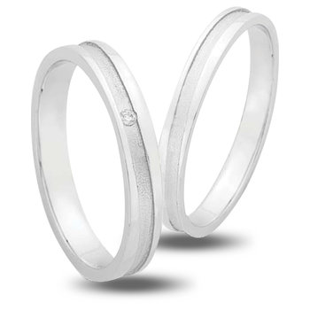 Wedding Rings in 14ct White