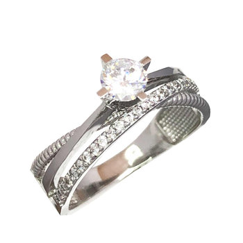 Ring 14K White Gold with