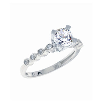 Ring 14ct Whitegold with