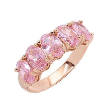 Δαχτυλίδι SOLEDOR από ροζ