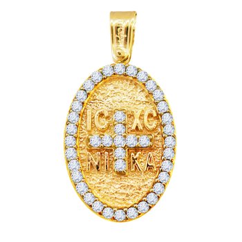 Charm 14ct Gold With Zircon