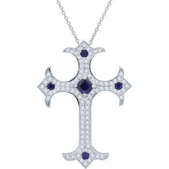 Cross 18ct white gold with