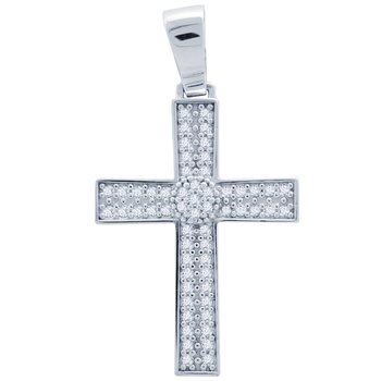 Cross 14ct white gold with