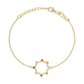 JCOU Rainbow 14ct Gold-Plated