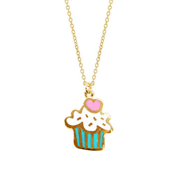 Necklace 9ct Gold Cupcakes