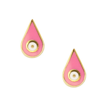 Earrings 9ct Gold Tear with