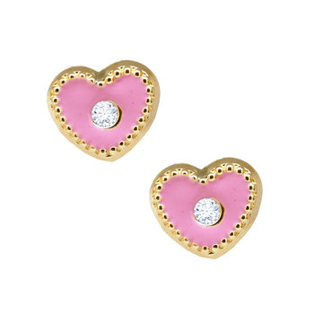 Earrings 9ct Gold Heart