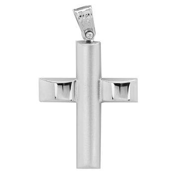 Cross 14ct White Gold by