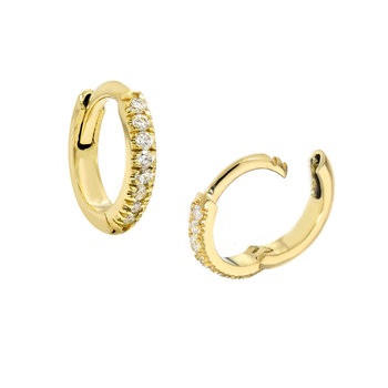 Hoop Earrings 18ct Gold by