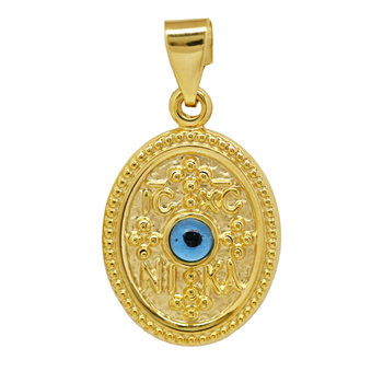 Necklace 14ct Gold Eye by