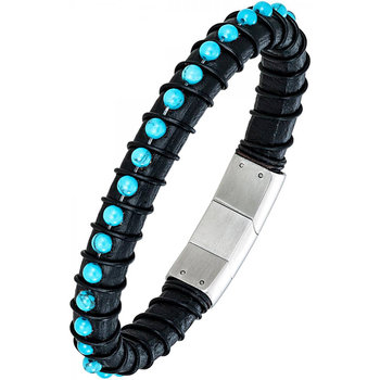 Stainless steel Bracelet with Beads by All Blacks