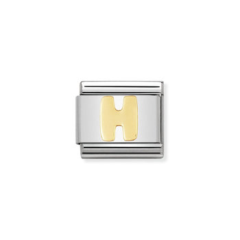 Σύνδεσμος (Link) NOMINATION - Γράμμα H σε χρυσό 18Κ