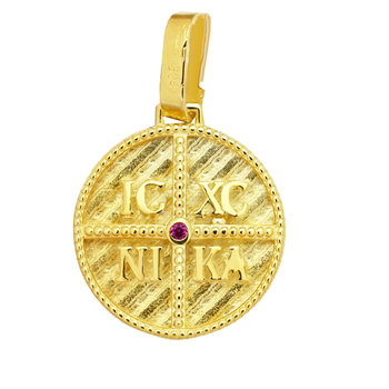 14ct Gold Double Sided Lucky