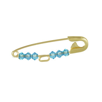 Pin 9ct gold with Beads by