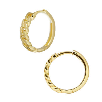 Hoop Earrings 14ct gold in