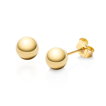 Earrings 9ct gold in Sphere
