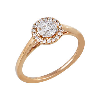 Ring 18ct Rose Gold with
