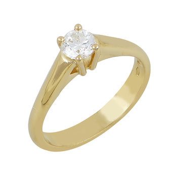 Solitaire Ring 18ct Gold by