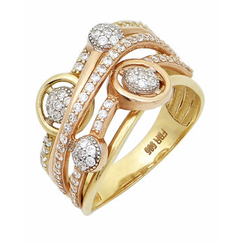 Ring 14ct Two Tone by