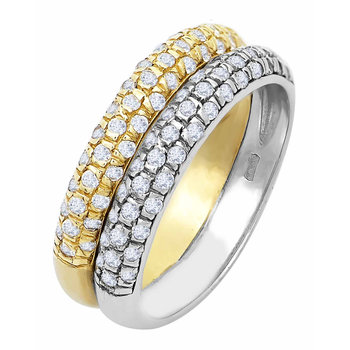 Ring 14ct Two Tone by