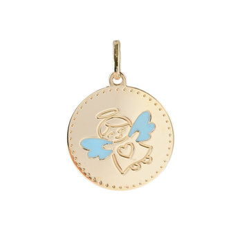 Pendant 14ct Gold with Angel