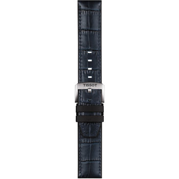 TISSOT Blue Leather and Rubber Strap 22 mm