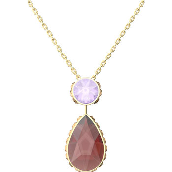 Multicolored Orbita necklace Drop cut crystal