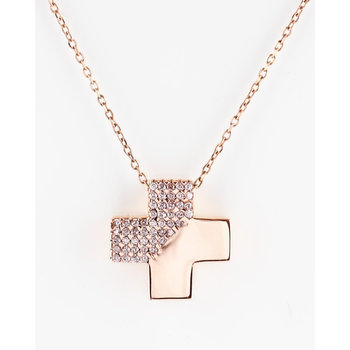 14ct Rose Gold Cross with