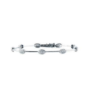 18ct White Gold Bracelet with