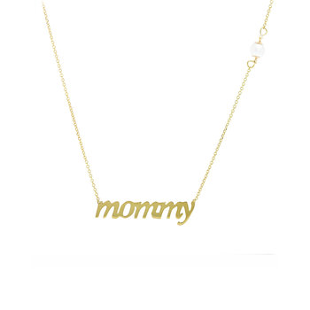 Necklace Mommy 9K Gold with