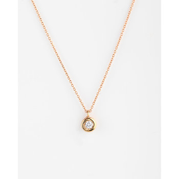 18K Rose Gold Necklace with
