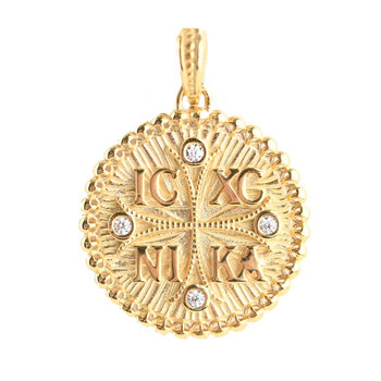 Double sided Charm 9ct gold