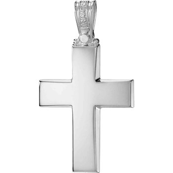 18ct White Gold Cross by