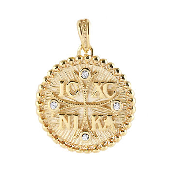 9ct Gold Double sided Charm