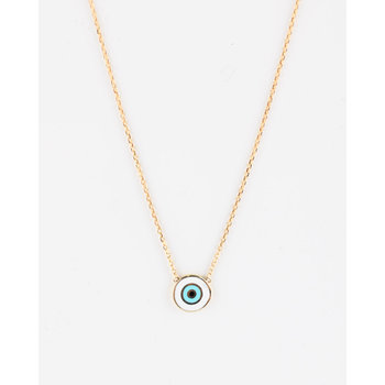 9ct Gold Necklace with Enamel