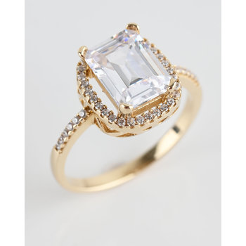 14ct Gold Solitaire Ring with