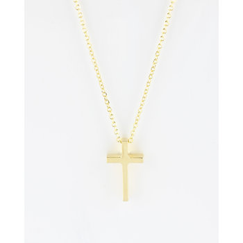 9ct Gold Necklace with Cross
