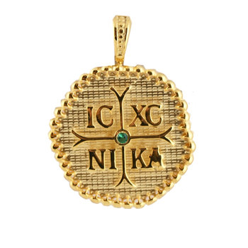9ct Gold Double Sided Lucky