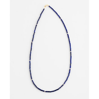 Lapis lazuli  Necklace With a