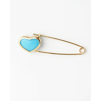 14ct Gold Pin with Heart by Ino&Ibo