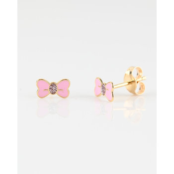 14ct Gold Earrings with Enamel by Ino&Ibo