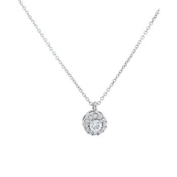 9ct White Gold Necklace with