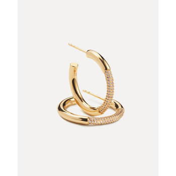 ALEYOLE Grand Lapse Gold Hoops