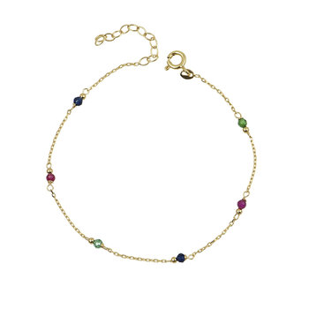 14ct Gold Bracelet with Beads