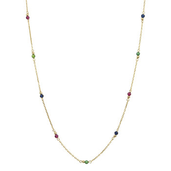 14ct Gold Necklace with Beads