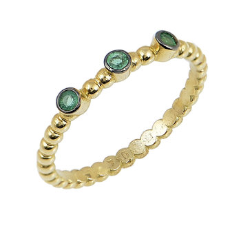 18ct Gold Ring with Emerald